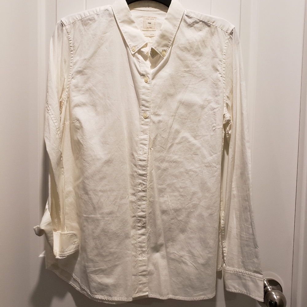 White button down